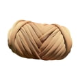 thumbnail image 4 of Hilo grueso de 1000 g para tejer a mano, longitud de 3149 pulgadas, hilo voluminoso para crochet, jumbo Caramelo, 4 of 9