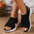 thumbnail image 6 of YOUYEDIAN Orthopedic Sandals for Women Beach Open Toe Arch Support Shoes Summer Comfy Slip on Non Slip Casual Slippers, 6 of 8