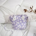thumbnail image 5 of zttd fashion women pure color flowers crossbody bag zipper bag shoulder bag hand bag a, 5 of 7