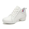 thumbnail image 2 of XIHAHA-zapatos de cuero con plataforma para mujer, calzado de baile latino, Salsa, Jazz, tacón alto, a la moda, 2 of 5