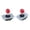 Red, variant on HannLk 2pcs 0 Delay Encoders Joystick Set Compact Designs for PC Gaming