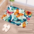 thumbnail image 5 of Butterfly Polyester Outdoor Carpet Office Mat Chair Mat Non-Slip Machine Washable, 5 of 6