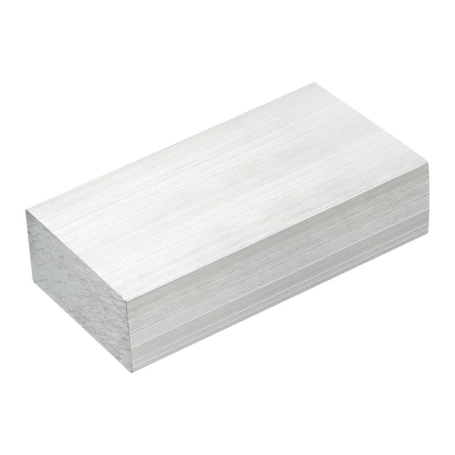 Unique Bargains Square Aluminum Flat Bar, 1 Pack 1' Thickness 2' Width 4' Length