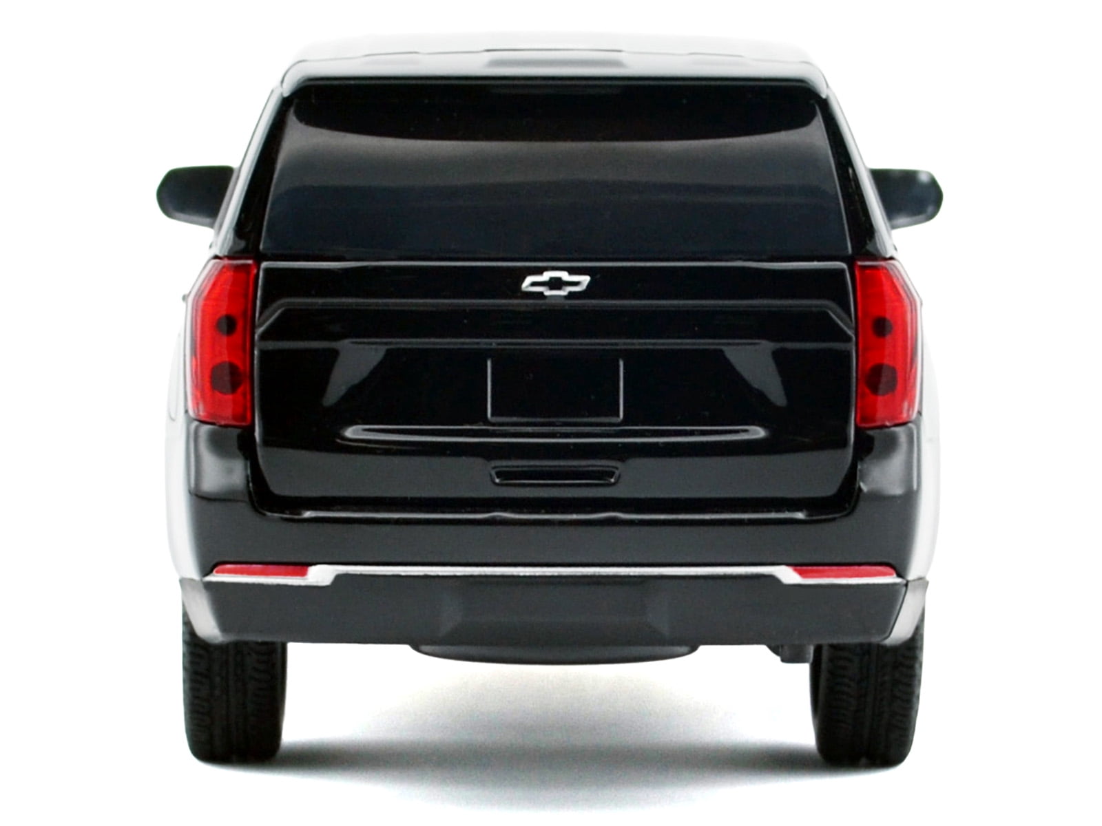 2025 Chevrolet Tahoe PPV Black & White "Custom Builder's Kit" 1/24 Diecast Model Car by Motormax