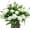 Dandelion-white, variant on Fake Plants Artificial Plant Outdoor Shrubs Faux Grass Plastic Leaves Greenery Bushes Home Garden Wedding Party Decorations Indoor Office Yard UV Resistant Planter Filler Red 2 Pack