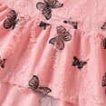 thumbnail image 5 of HCNTES Baby Girl 2 Piece Clothes Set Short Sleeve Top + Drawstring Pants Casual Dailywear Spring Summer Kids Girls School Outfits 3T 4T 5T 6T(F02-Red,4-5 Years), 5 of 9