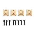thumbnail image 3 of Herwey Brass Front Rear Axle Link Rod Mount For Axial Scx10 II 90046 90047 1/10 RC Crawler Car,Front Rear Axle Link Rod Mount, 3 of 8
