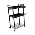 thumbnail image 4 of Power Tool Organizer Cart 3 capas de almacenamiento de 3 capas Rack, versátil, taller de caja de herramientas de garaje para el trabajo de trabajo al, 4 of 8