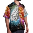 thumbnail image 2 of Mathematical Engineering Men's Casual Hawaiian Shirts, Printed Button Down Short Sleeve Summer Beach Tops with Spread Collar - Unisex, 2 of 6