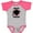 Heather and Hot Pink, variant on Inktastic NICU Graduate Girls Girls Baby Bodysuit