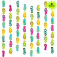 thumbnail image 1 of Pancarta colgante con forma de boao, diseño de chanclas, 16 m, fiesta hawaiana, 1 of 6