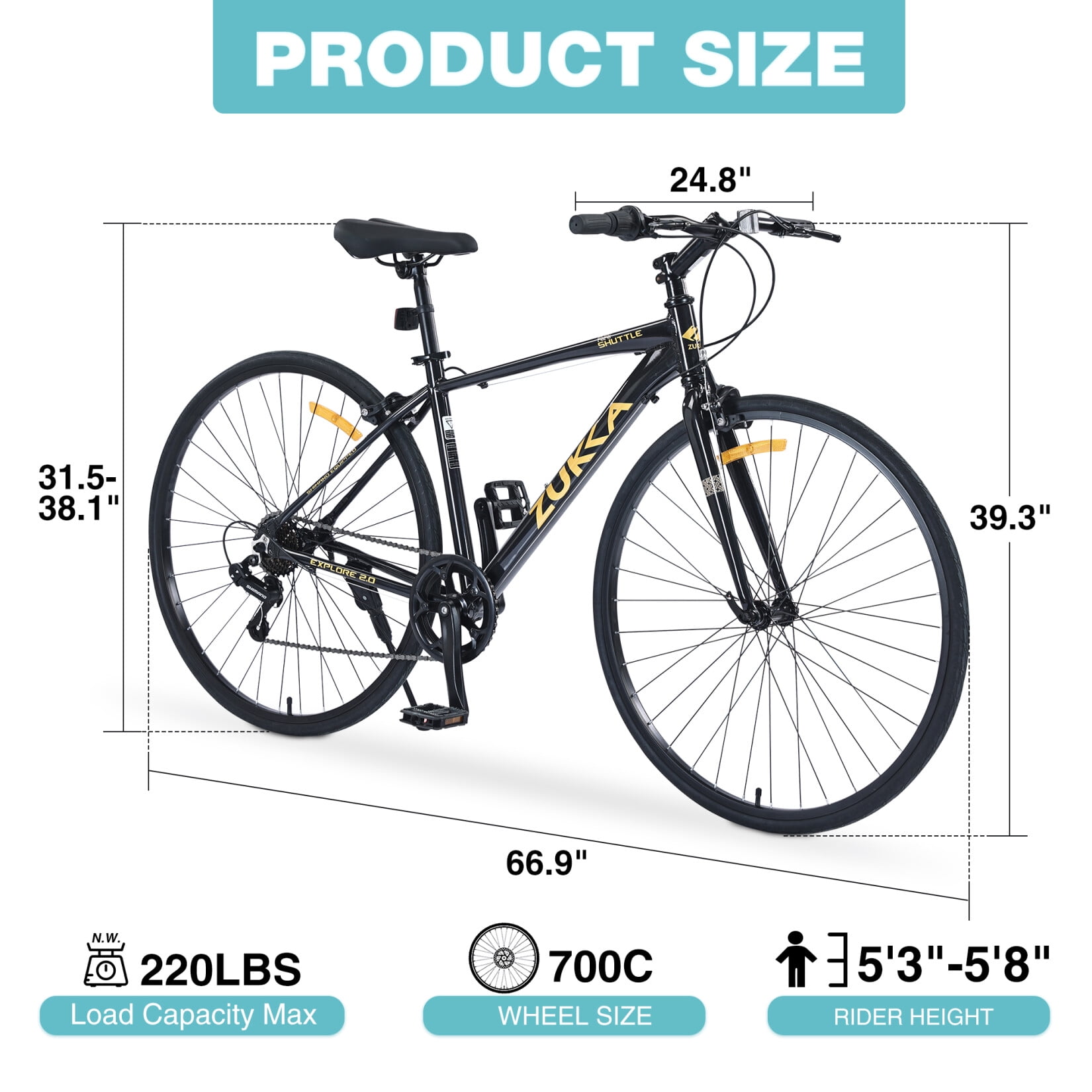 Bikes Under $300 Road Bike For Men/Women Adult Hybrid Bike