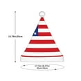 thumbnail image 3 of Haiem America Flags3 Pattern Santa Hat Confortable Velvet Christmas Hat for Christmas Party Favors Fit for Adults and Kids, 3 of 6
