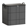 thumbnail image 4 of Fmbmuo Comforter Storage Bag , Foldable Storage Bag With Reinforced Handles Cube Storage Organizer For Bedding Comforters Clothes Quilts, 4 of 9