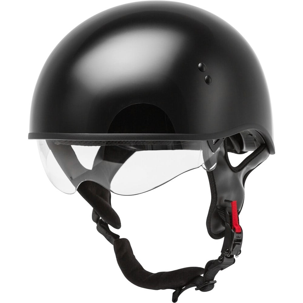 GMAX HH-65 Ritual Matte Black Naked Half Helmet - G1653026 