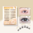 thumbnail image 1 of Segmented Glue Free False Eyelashes No Glue Needed Waterproof Remover-Free Beginner Friendly, 1 of 1