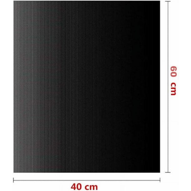 Alfombrilla para cocinar barbacoa 40 60 cm, 5 piezas Alfombrilla antiadherente para horno de barbacoa a gas/eléctrico/carbón, horno de teflón, reutilizable, fácil de limpiar y Antiadherente, se puede