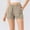 Khaki, variant on Gspmoly Workout Shorts Women, Spring Summer Fashion Casual Solid Color High Waist Outwear Sports Shorts for Women Athletic Shorts for Women Holiday Gifts Black S