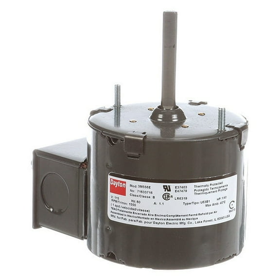 Dayton HVAC Motor,1/40 HP,1550 rpm,115V,3.3 71633716M