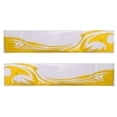 thumbnail image 3 of Calcomanías de gráficos de vinilo para camiones autoadhesivas con gráficos de llama para carrocería lateral de coche de carreras de 2 piezas Amarillo Soledad Etiqueta engomada de la carrocería del coche Totem de la llama, 3 of 10