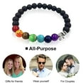 thumbnail image 2 of 8mm Balancing Stone Bracelets for Yoga - Round Design Natural Gemstone Energy Accessory, 2 of 3