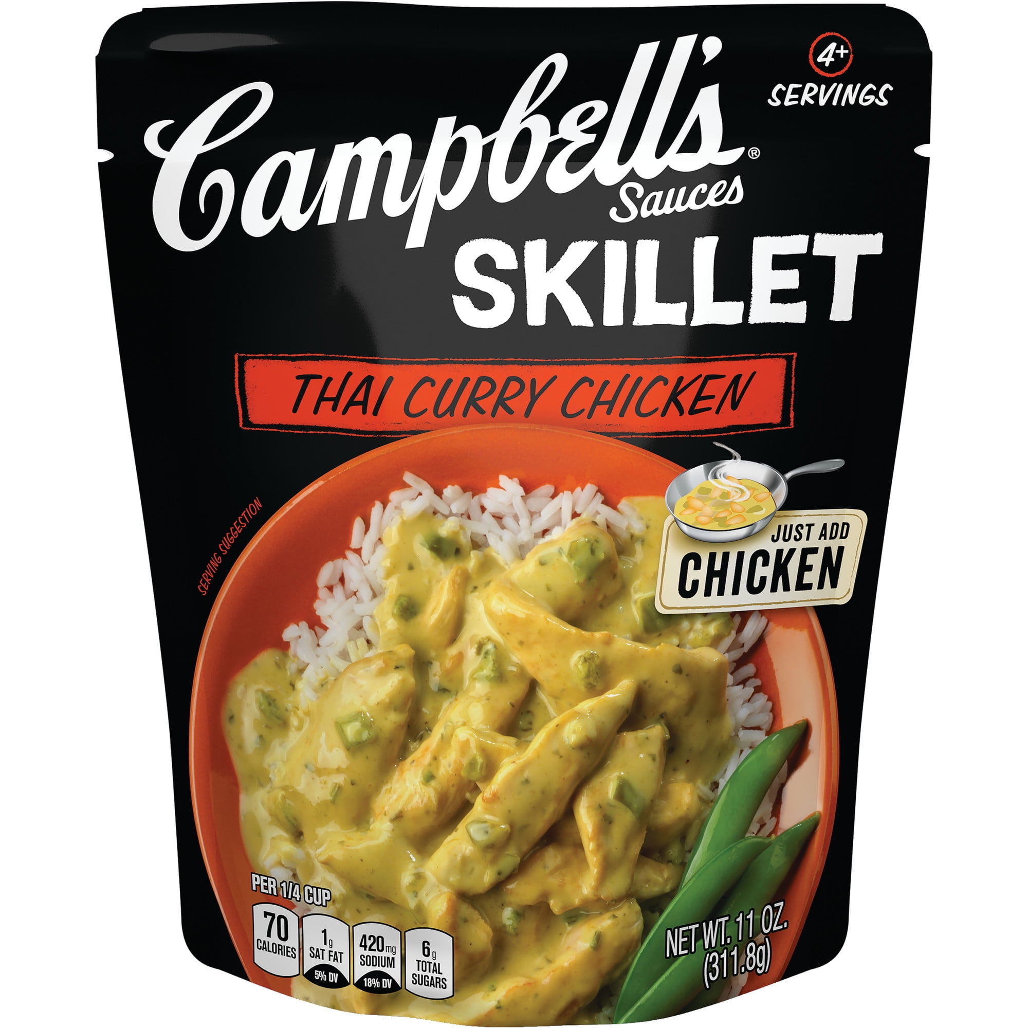 Campbell's Skillet Sauces Thai Curry Chicken, 11 oz