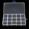 thumbnail image 6 of 15 Grids Jewelry Nail Art Beads Tool Craft Adjustable Organizer Storage Box Case Bin Dropshipping, 6 of 10