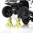 thumbnail image 2 of 2X para 1/24 SCX24 FCX24 RC Car Jack Stand Par Rack ReparacióN Soporte Protector Adaptador NeumáTico Cambio Juguete Elevador, Amarillo, 2 of 3