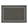thumbnail image 5 of Saro Lifestyle Table Placemats With Laser-Cut Hemstitch Design (Set of 4) Denim, 5 of 5