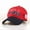 Red, variant on Unisex Cotton Adjustable Brim Baseball Cap American Embroidered Hip-hop Style Baseball Cap American Flag Patriotic Theme Baseball Cap Sports Sun Hat