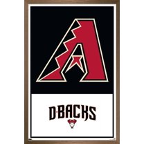 MLB Arizona Diamondbacks - Logo 22 Wall Poster, 14.725" x 22.375" Framed