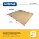 thumbnail image 5 of Malla Sombra 2.5x3 Metros - Rectangular Beige - Lonas para Exteriores - Lona para Sombra - Argolla y Bastilla Ultra-Resistente - Protección UV - Fácil Instalación - Malla 2.5x3 Beige, 5 of 7