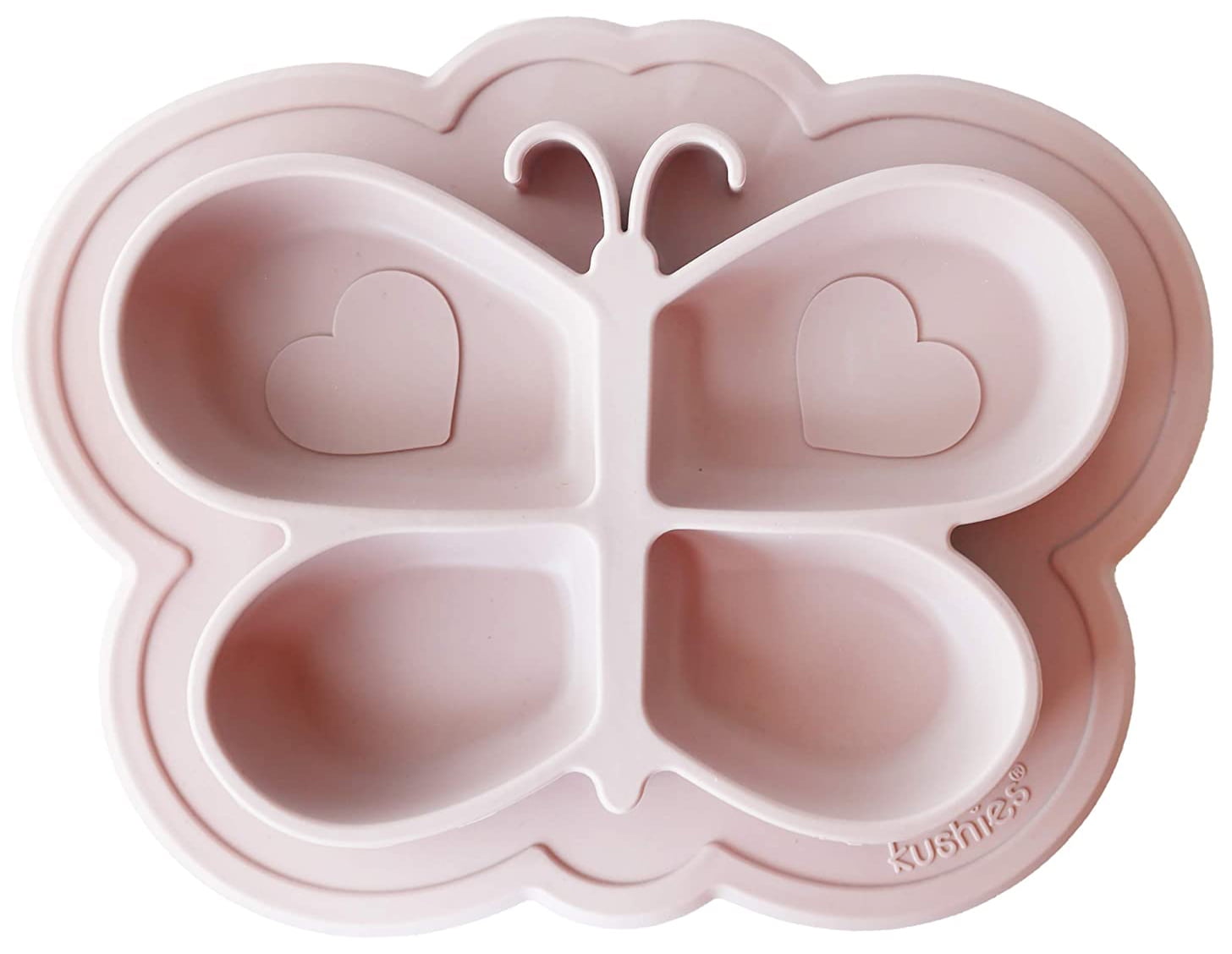 Kushies Siliplate Dishwasher Freezer Safe Food Grade Silicone Kids Plate 533556