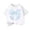 White, variant on Tranfacy Kids Girls 3-14 Years Summer Tops Short Sleeve Round Neck Bow Print Breathable Casual Daily Blouses Shirts