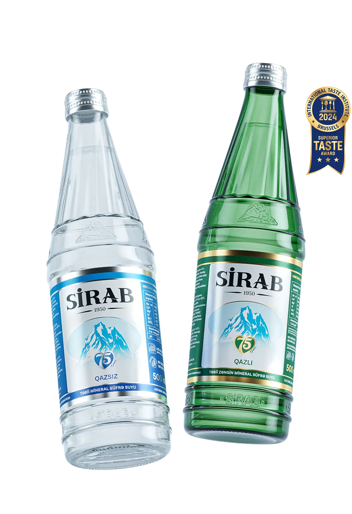 Sirab Sparkling Water 25.35 fl.oz (750 ML) 2 Pack