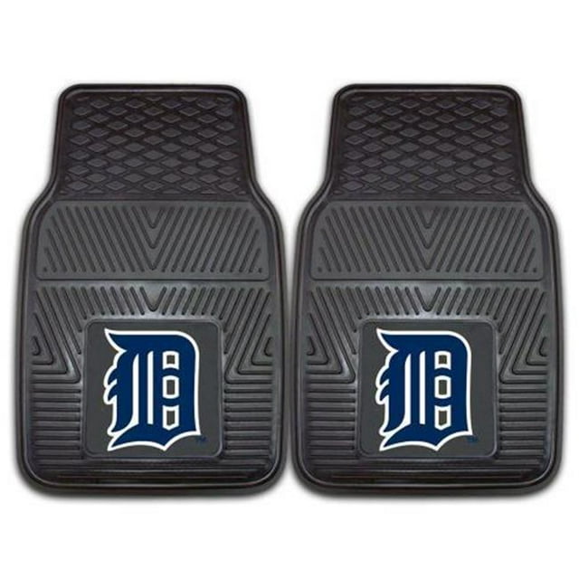 Detroit Tigers Heavy Duty 2-Piece Vinyl Car Mats