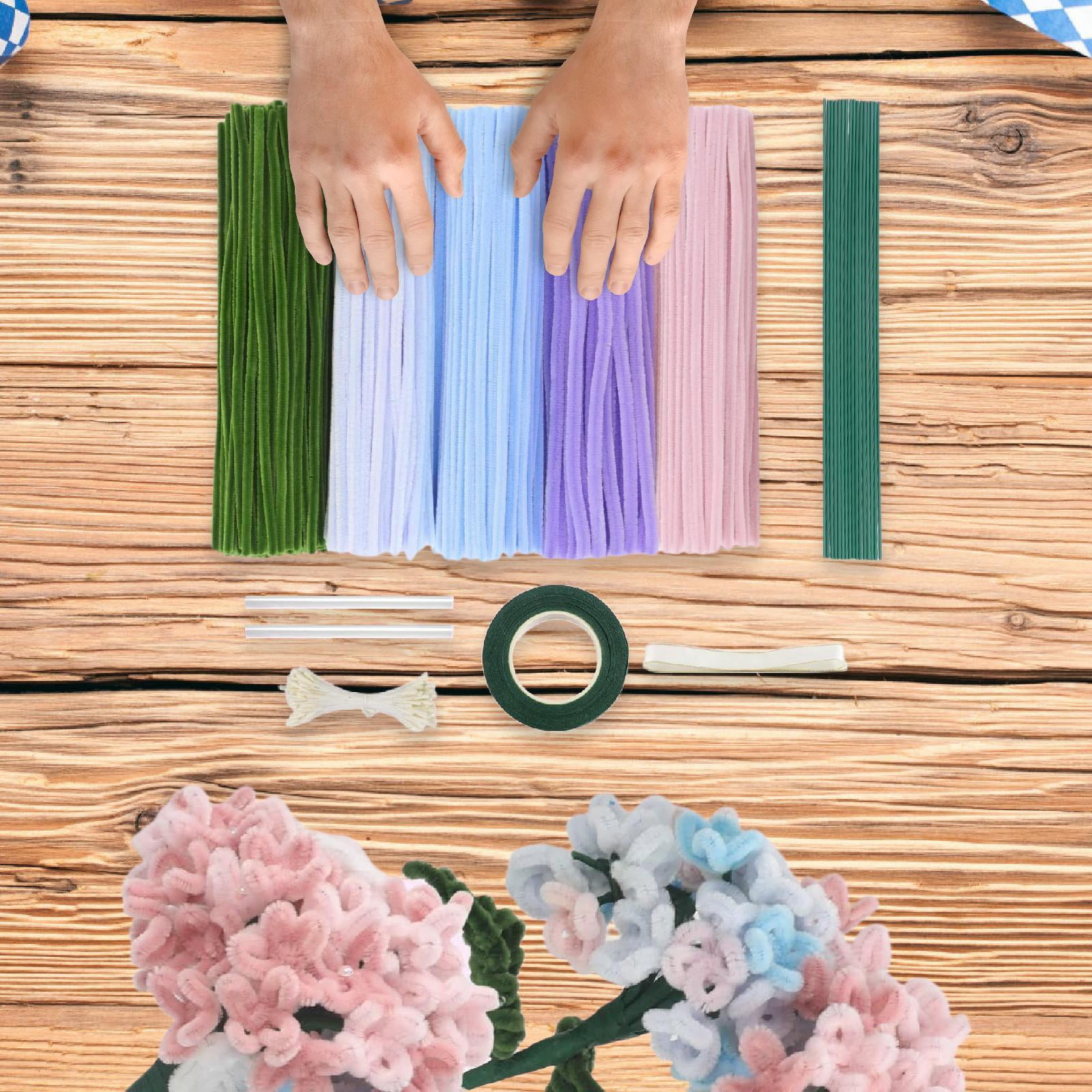 balikha Pipe Cleaners Craft Supplies Creative for Holiday Wedding Art Craft Projects Blue