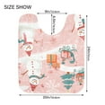 thumbnail image 5 of Yayeee Bath Rug for Bathroom Floor Non Slip Rectangle Fluffy Soft Absorbent Mat, 16"x24", Pink Christmas Snowman, 5 of 7