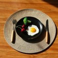thumbnail image 4 of 4Pcs Circulaire Tasse Mat Tressage Résistant à la Chaleur Bol Plaque Tapis Nordique Style Isolation Coaster Kaki, 4 of 5