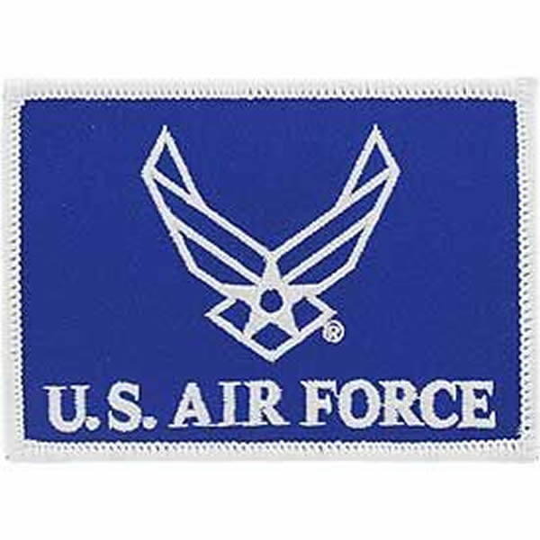 U.S Military USAF Air Force Emblem Flag Wholesale lot of 3 Iron On Patch 