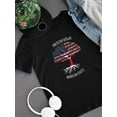 thumbnail image 3 of American Grown Monacan Roots T-Shirt Men -Smartprints Designs, Male XX-Large, 3 of 4