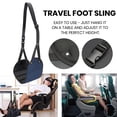 thumbnail image 3 of Meileang Airplane Footrest Foot Hammock Quick Release Adjustable Design Foldable Office Aircraft Foot Rest Hanging Hammock, 3 of 8