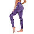 thumbnail image 1 of Gibobby Medias Termicas Afelpadas de Forro Polar Pantalones de mujer Leggings estampados de moda Leggings deportivos(Morado,XG), 1 of 3
