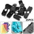 thumbnail image 4 of Pack of 25 Black Pull Tabs for Ropes and Drawstrings in Various Applications, 4 of 4