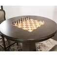 thumbnail image 4 of Sunset Trading Vegas 3-Piece 42.5" Wood Dining/Chess/Poker Table Set in Gray, 4 of 6