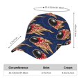 thumbnail image 2 of Lukts Bowling Ball And Flame Pattern Cap Hat for Men/Women,Unstructured/Cotton, 2 of 6