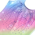 thumbnail image 5 of Girls Tank Leotard Gymnastics Bodysuit Activewear Dresses Gymnastics Leotards for Girls Dance Ballet Suit, 5-14 y, 5 of 7