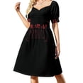 thumbnail image 4 of Cita de AHS-We are all freaks AHS 1984 vestido de manga corta vestido de noche para mujer tendencia de ropa de mujer, 4 of 8