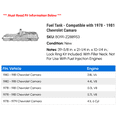 thumbnail image 2 of Fuel Tank - Compatible with 1978 - 1981 Chevy Camaro 1979 1980, 2 of 2