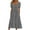 Gray, variant on Rvkxad Dresses for Women 2025 Casual Summer Eyelet A-Line Midi Dresses Sundress with Pockets Casual Spring Short Sleeve Button Party Beach T-Shirt Dress Gifts for Women Green L